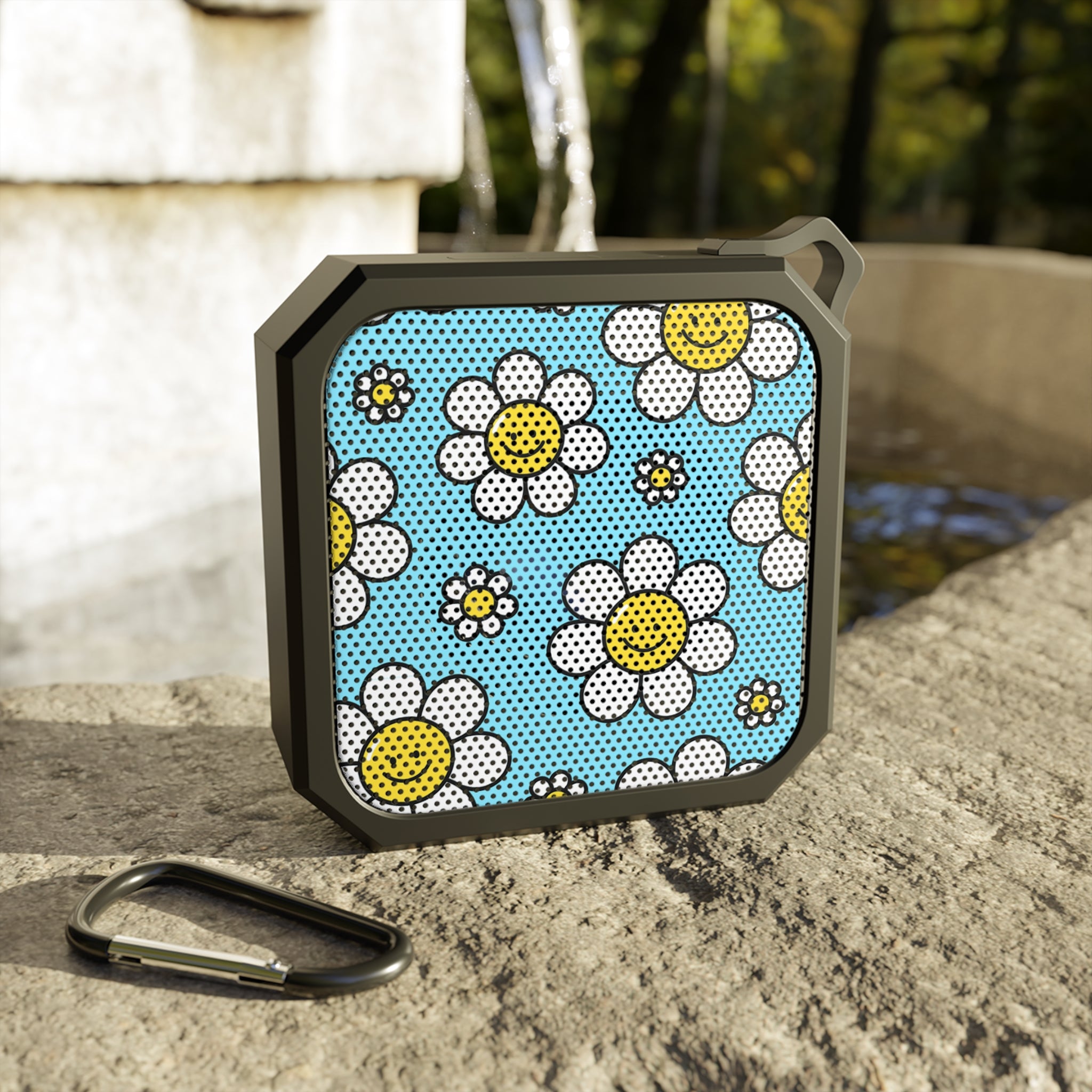 Smiling Daisy Pattern Bluetooth Speaker | Portable Outdoor Speaker