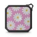 Cheerful Daisy Portable Bluetooth Speaker - IPX6 Water-Resistant Wireless Speaker - Pink & White Floral Aesthetic Design - Mother's Day Gift - Compact 3W Outdoor Mini Speaker with Carabiner
