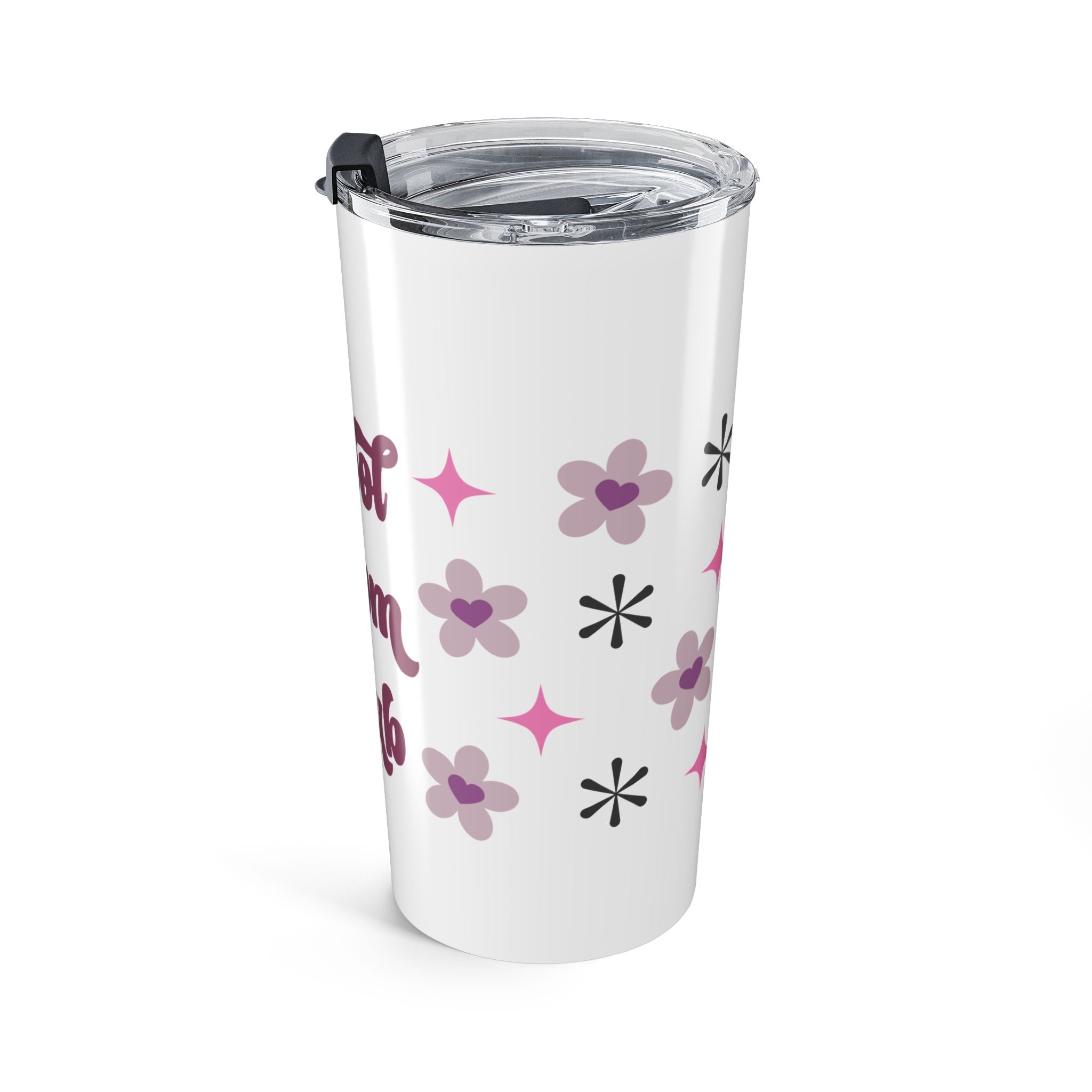 Cool Mom Club Floral 20oz Stainless Steel Tumbler - Vacuum Insulated Travel Mug with Spill-Proof Lid - Trendy Mother's Day Gift - Retro Bloom Insulated Coffee Cup