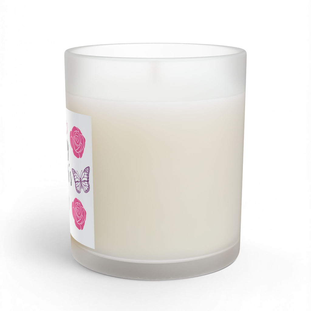 Happy Mother's Day Floral Candle | Glass Candle 11oz