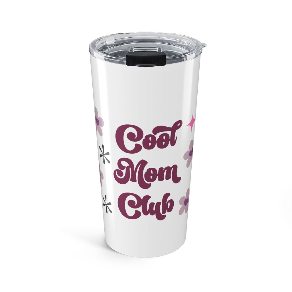 Cool Mom Club Floral 20oz Stainless Steel Tumbler - Vacuum Insulated Travel Mug with Spill-Proof Lid - Trendy Mother's Day Gift - Retro Bloom Insulated Coffee Cup