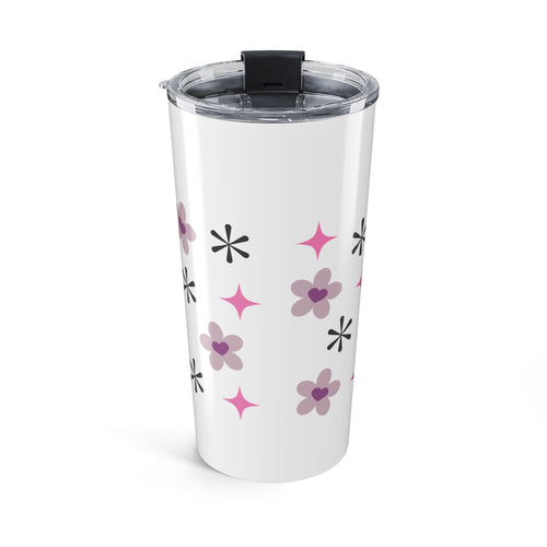 Cool Mom Club Floral 20oz Stainless Steel Tumbler - Vacuum Insulated Travel Mug with Spill-Proof Lid - Trendy Mother's Day Gift - Retro Bloom Insulated Coffee Cup