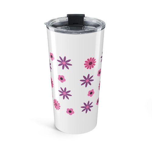 Best Mom Ever Floral 20oz Stainless Steel Tumbler - Vacuum Insulated Travel Mug with Spill-Proof Lid - Mother's Day Gift - Vivid Bloom Eco-Friendly Coffee Cup