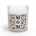 Leopard Heart Soy Candle — 11 oz Reusable Glass, 55–70 hr Burn (5 Scents or Unscented)