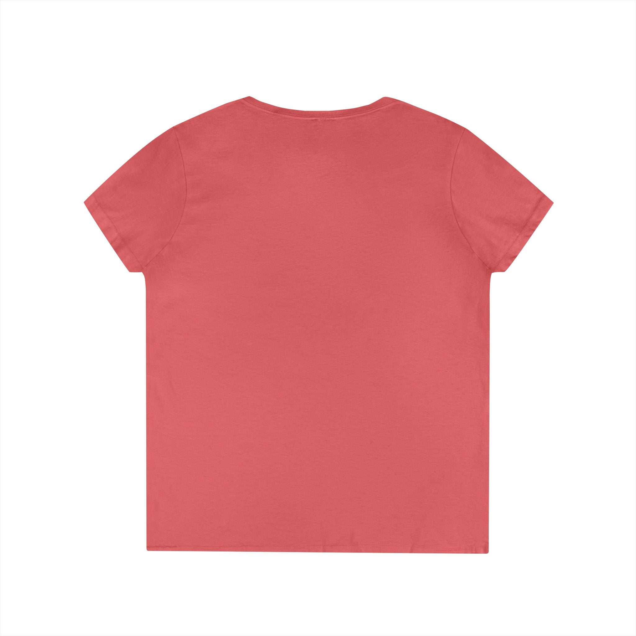 MOM Leopard Heart White V-Neck T-Shirt - 100% Cotton Semi-Fitted Graphic Tee - Mother's Day Gift - Cheetah Print Aesthetic Monogram Mom Shirt