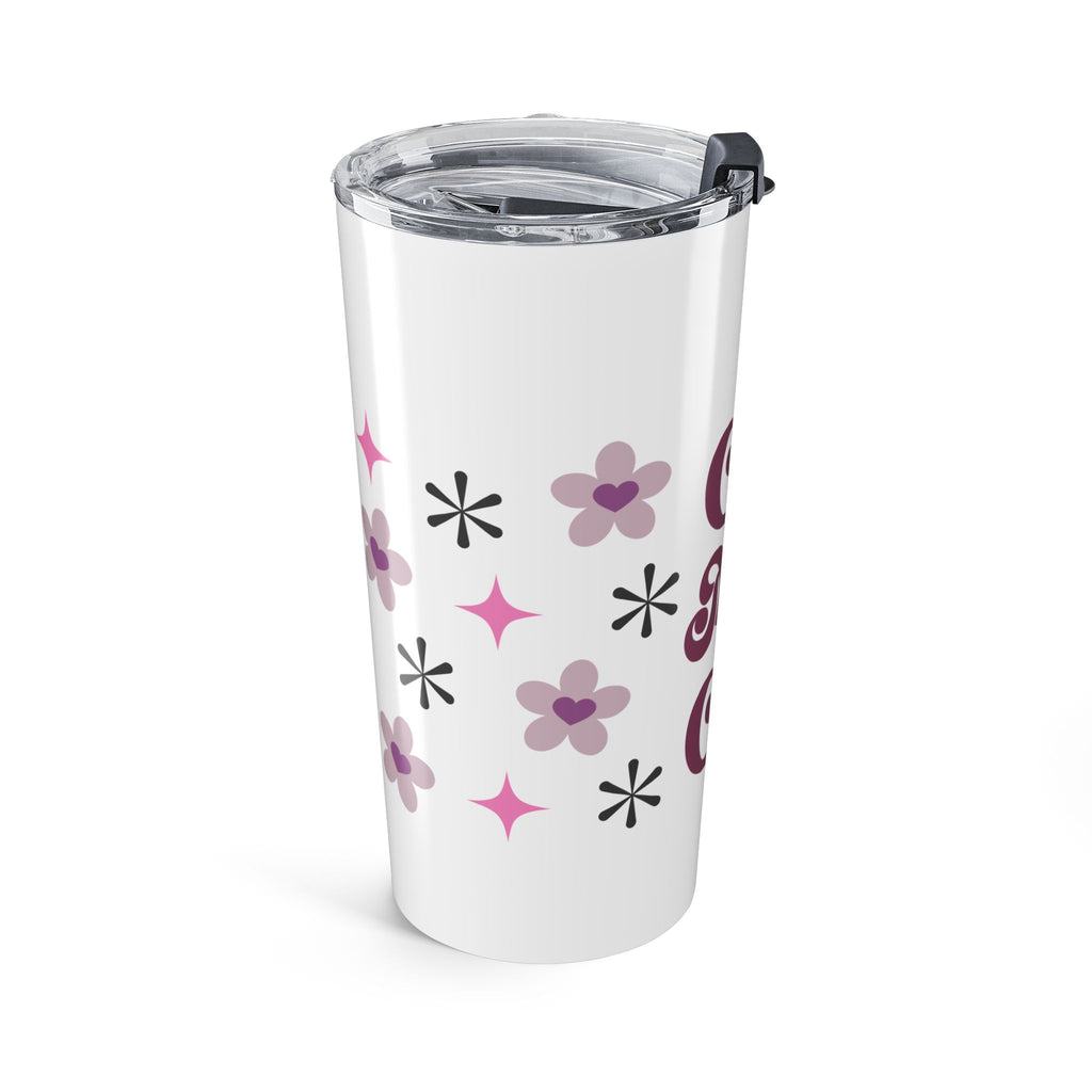Cool Mom Club Floral 20oz Stainless Steel Tumbler - Vacuum Insulated Travel Mug with Spill-Proof Lid - Trendy Mother's Day Gift - Retro Bloom Insulated Coffee Cup