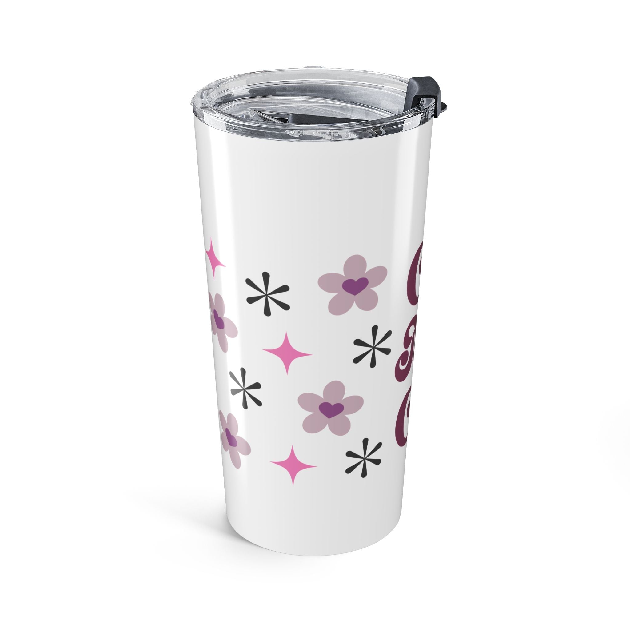 Cool Mom Club Floral 20oz Stainless Steel Tumbler - Vacuum Insulated Travel Mug with Spill-Proof Lid - Trendy Mother's Day Gift - Retro Bloom Insulated Coffee Cup