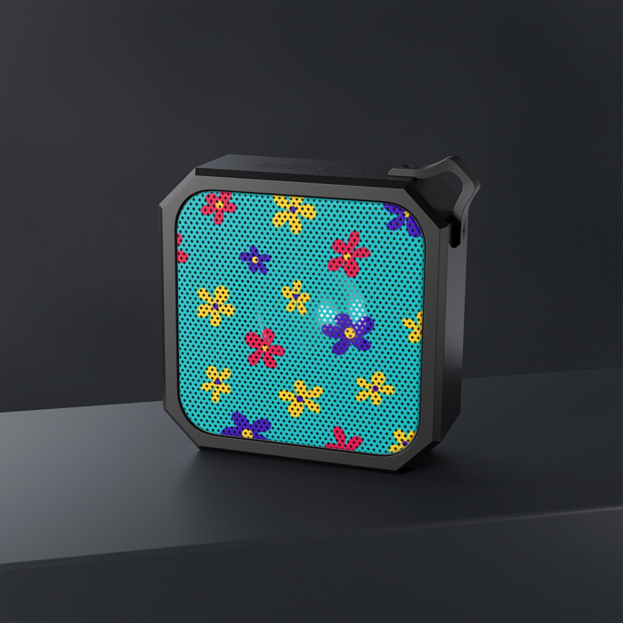 Portable Bluetooth Speaker  Colorful Floral Design   High Quality Wireless Sound  Outdoor Bluetooth Speaker